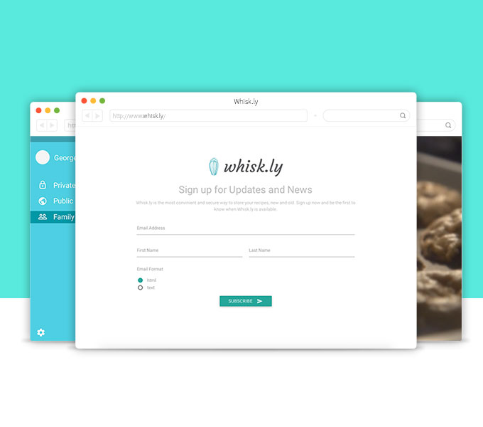 Whisk.ly Website - Proposed ad.